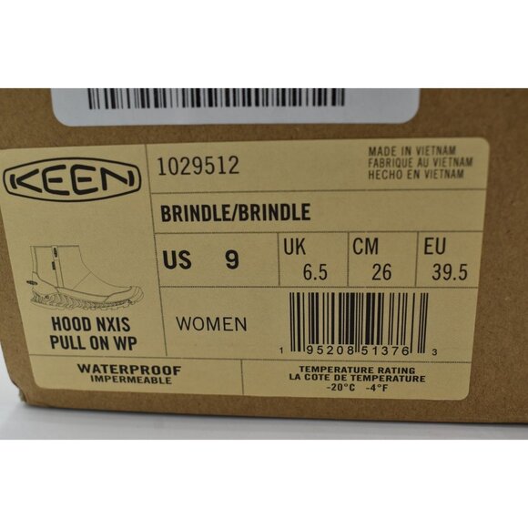 Keen Womens Size 9 Hood NXIS Brindle Pull On Insulated Waterproof Boots Shoes - Picture 11 of 11